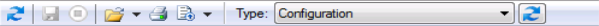 Reports control toolbar
